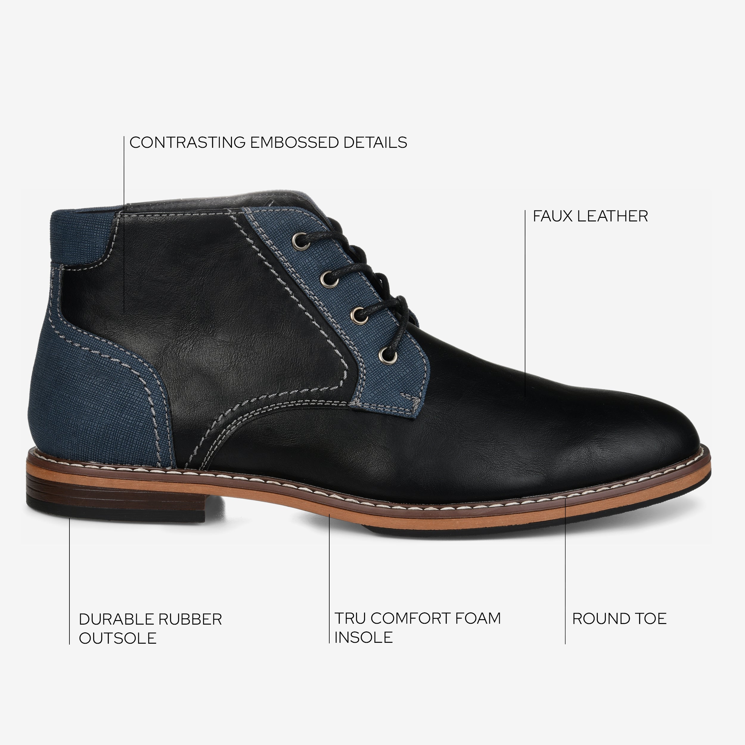 Franco Plain Toe Chukka Boot