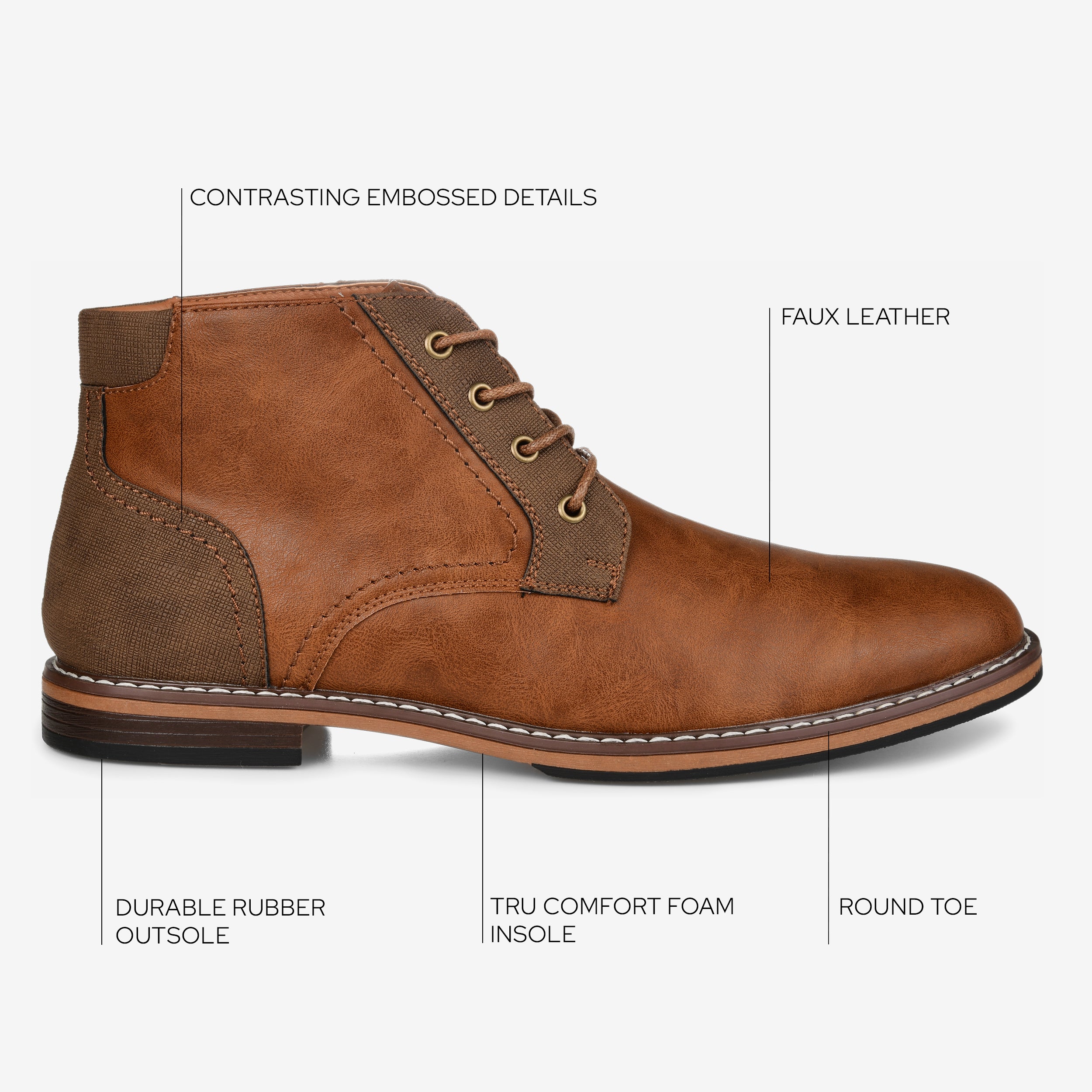 Franco Plain Toe Chukka Boot