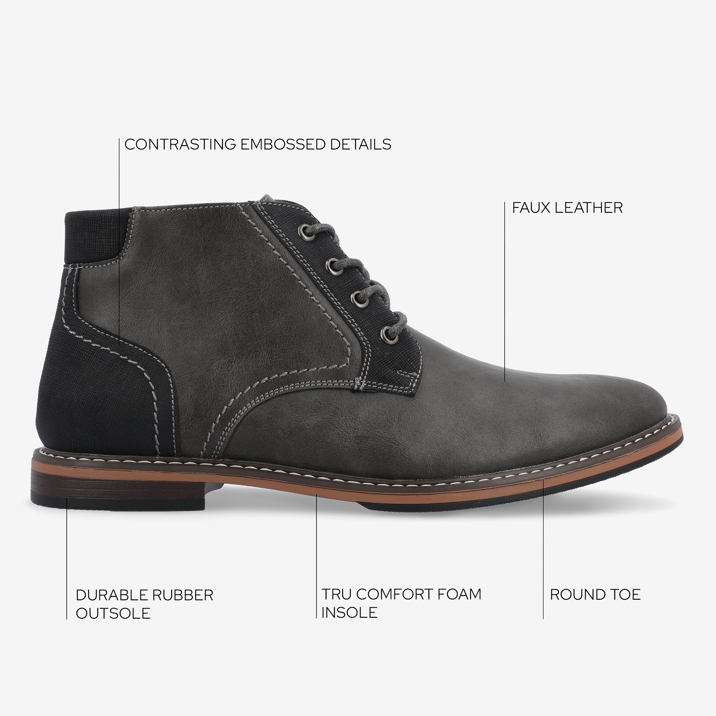 Franco Plain Toe Chukka Boot