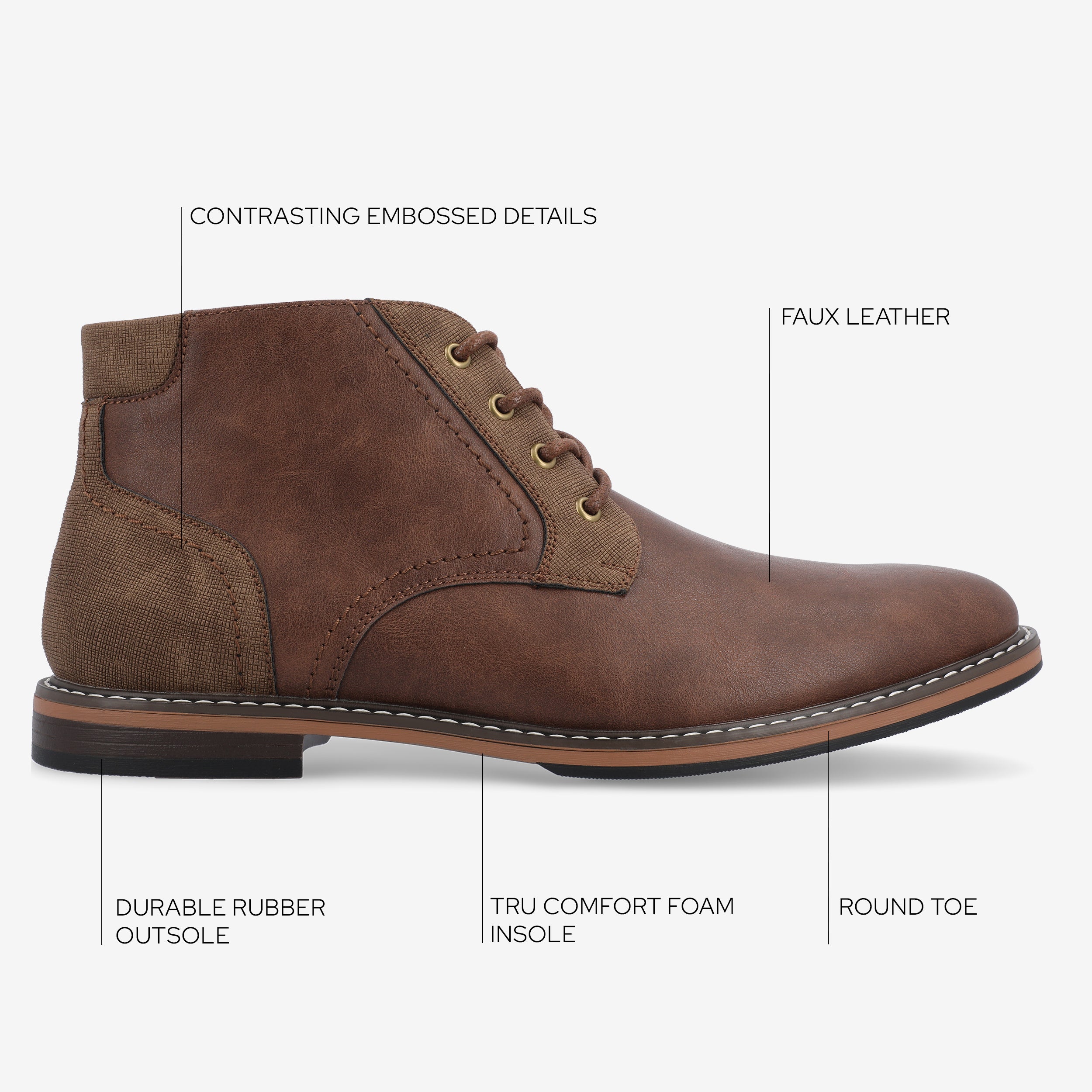 Franco Plain Toe Chukka Boot