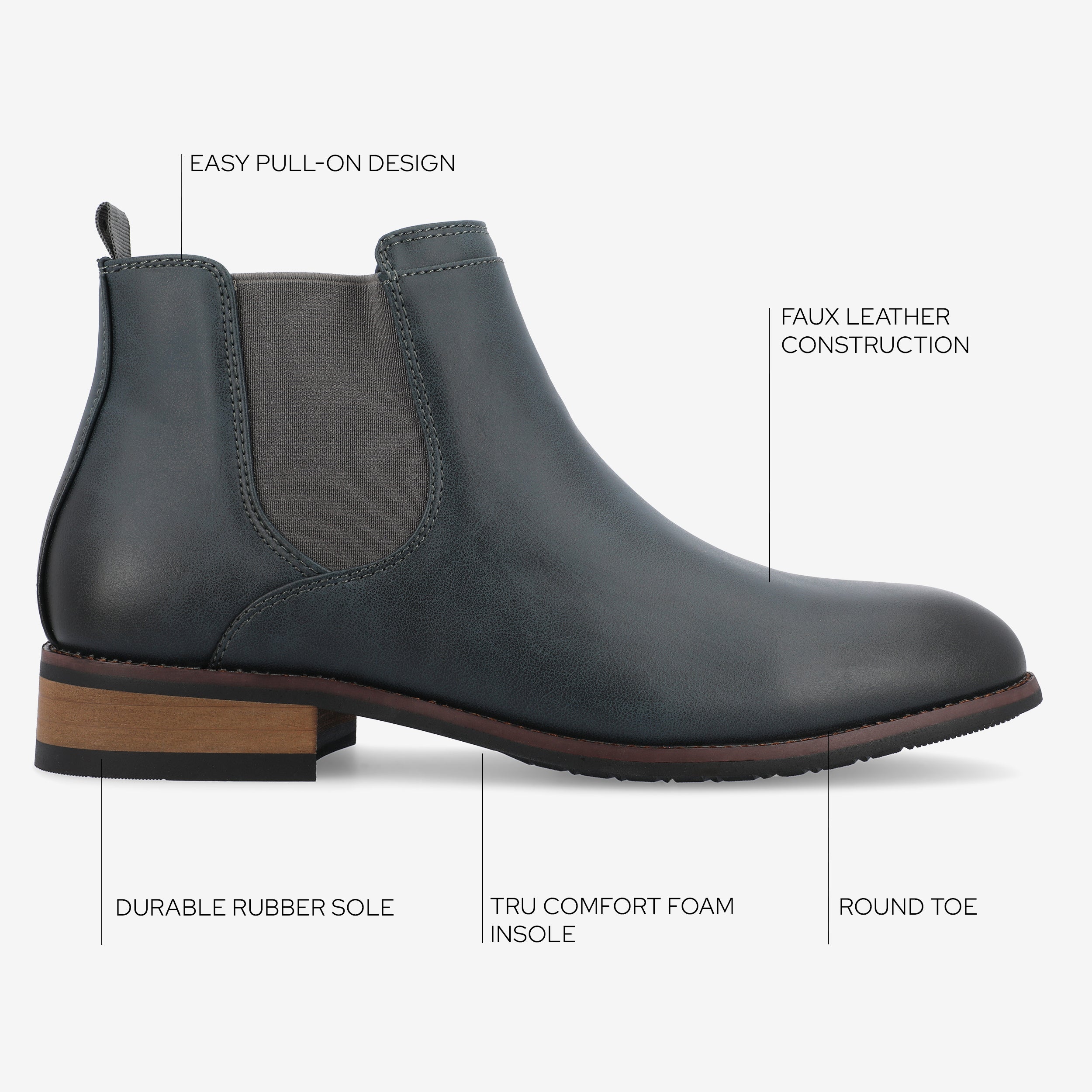 Landon Wide Width Chelsea Dress Boot