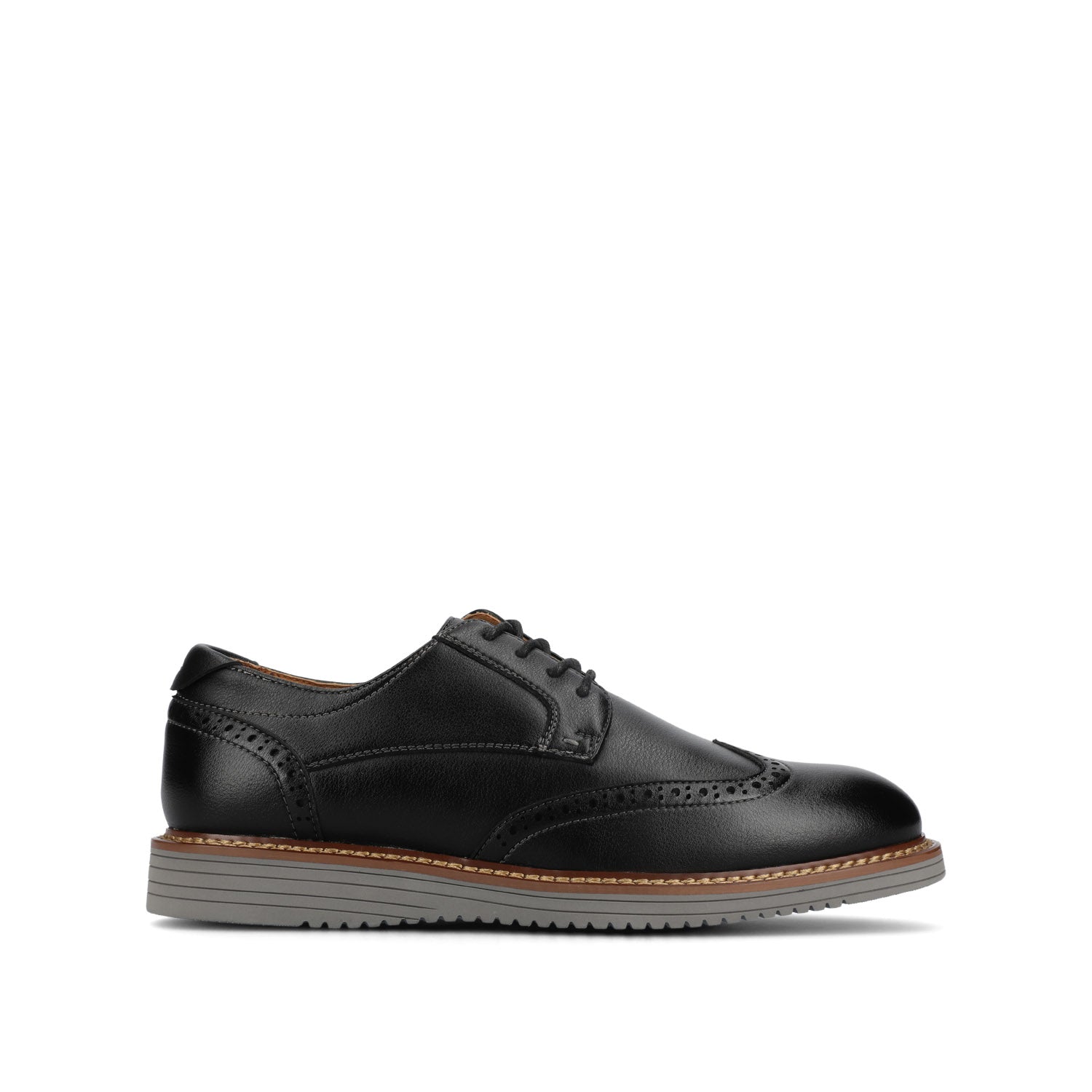 Vance Co. Men's Lorenzo Comfort Wingtip Dress Shoe - Brown - Oxfords Vance Co. Men's Lorenzo Comfort Wingtip Dress Shoe - Brown - Oxfords