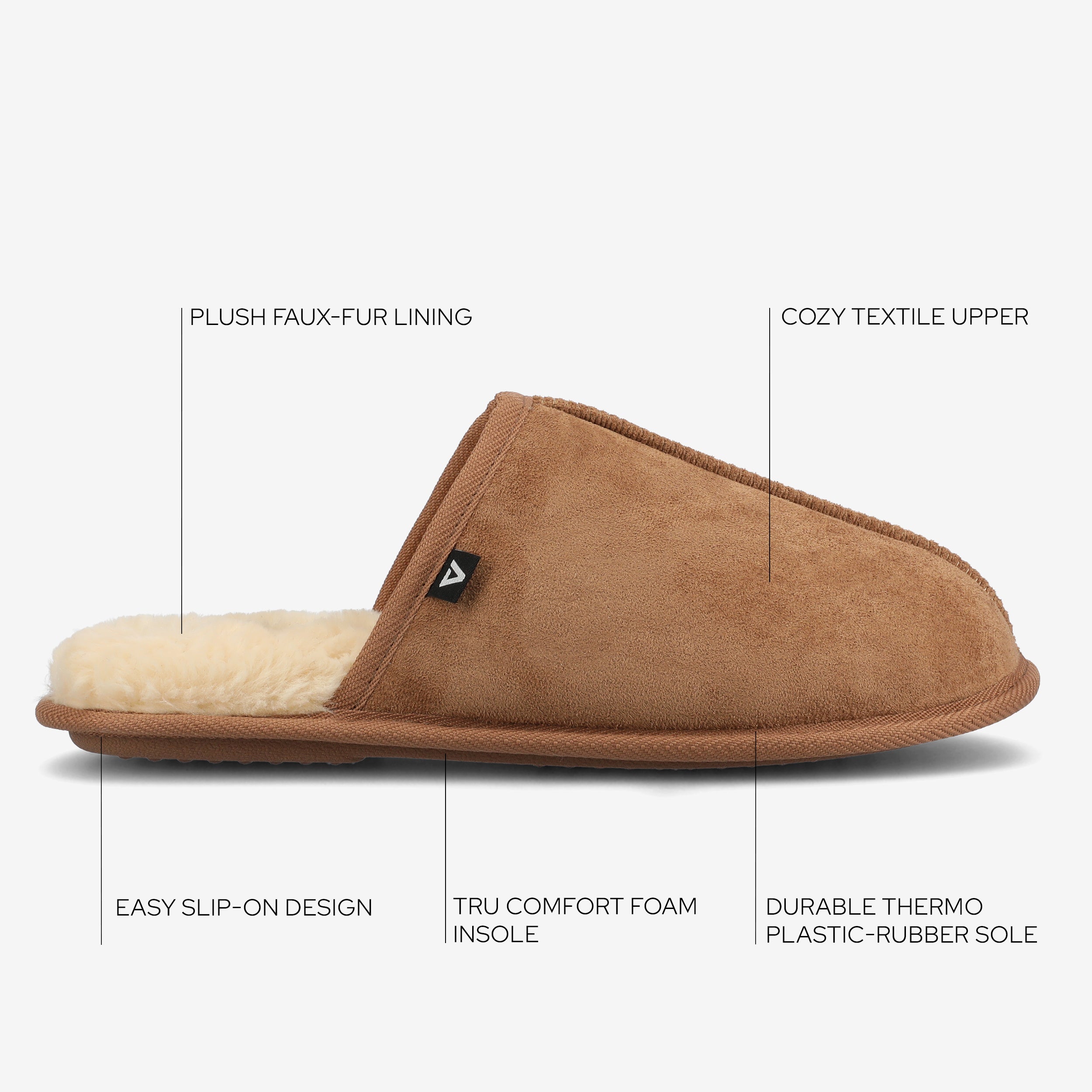 Duncan Shearling Scuff Slipper
