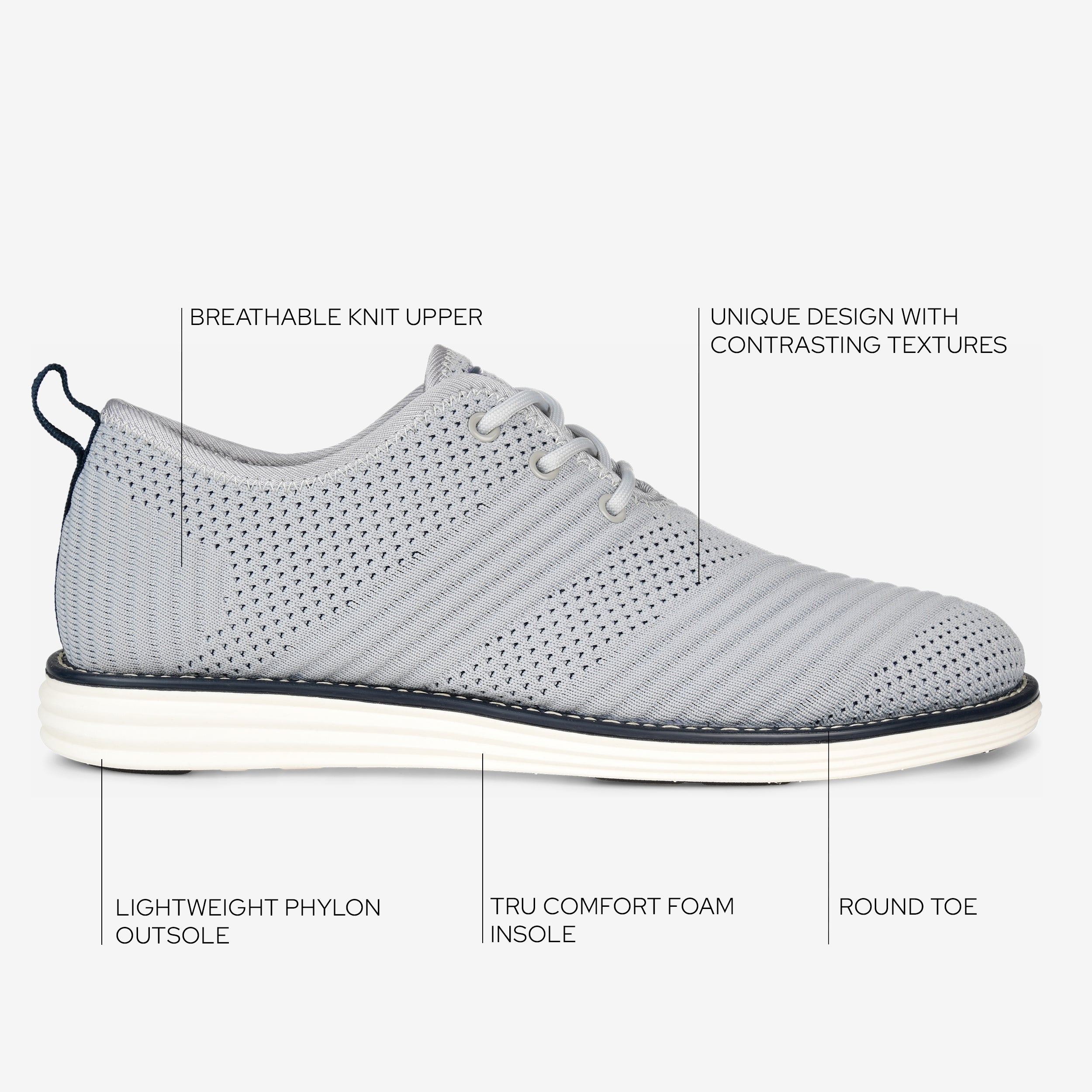 Novak Wide Width Knit Dress Shoe