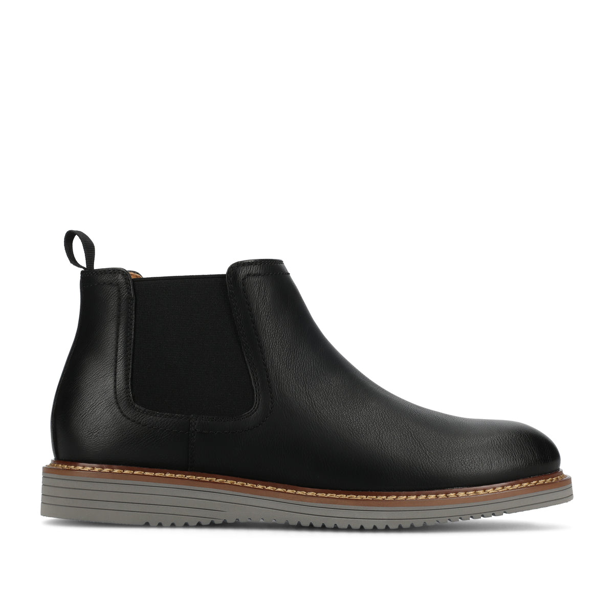 Men\'s‎ Vance Co. Black Pratt Chelsea Boot Size 9 Landon Chelsea Dress Boot | Vance Footwear main image 2